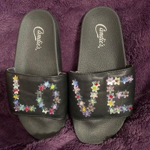 Candies LOVE slides size small